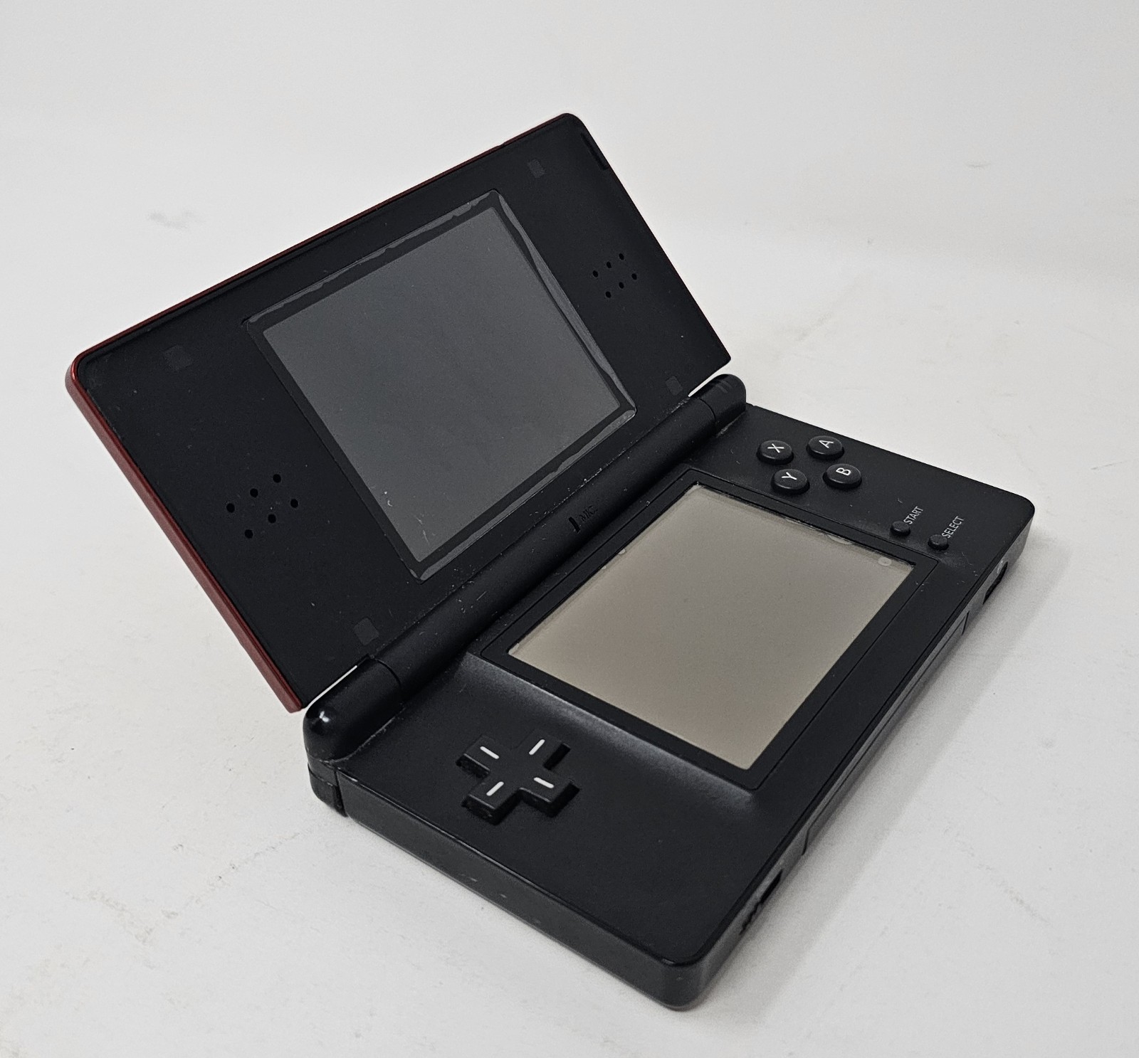 Nintendo DS Lite Handheld Game Console USG-001 Black/Red Charger, Stylus & Game