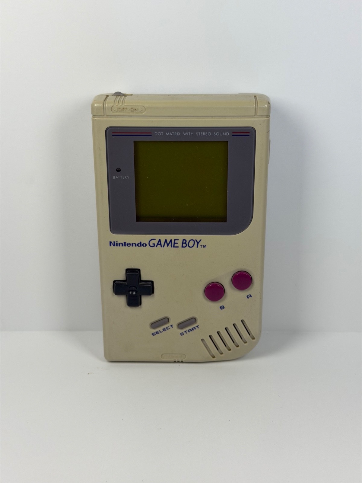 Nintendo Original Game Boy DMG-01 Handheld Console Tested Working Battery Cover
