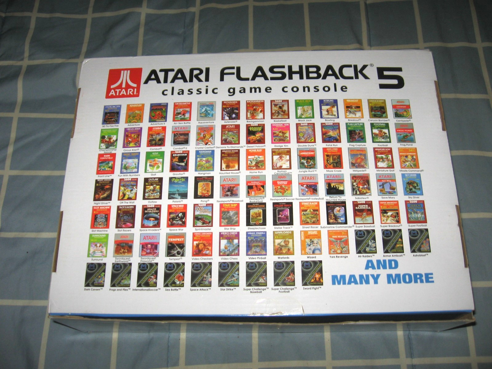 ATARI FLASHBACK 5 CLASSIC GAME CONSOLE w/ Joysticks Paddle Controllers Orig Box