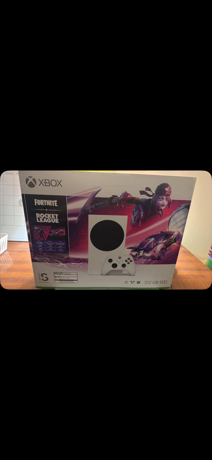 Microsoft Xbox Series S Fortnite & Rocket League Bundle 512GB Console – White