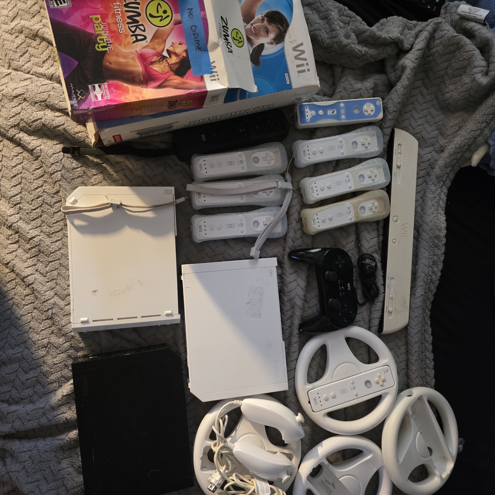 Huge Nintendo Wii Bundle Lot With Games & Controllers Console Tested & Working!