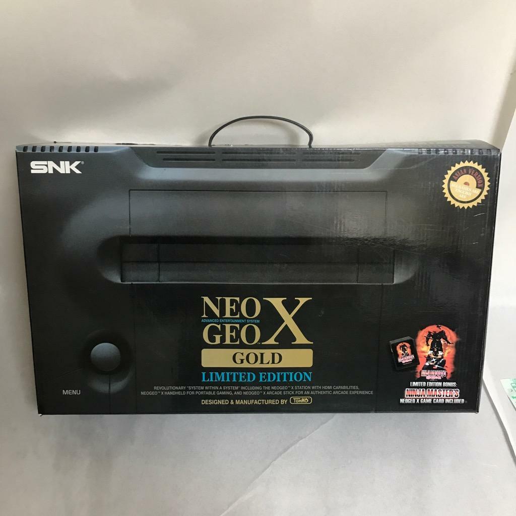 SNK NEO GEO NEOGEO X GOLD Limited Edition ENTERTAINMENT Console SYSTEM