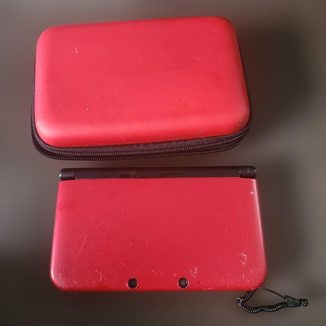 Nintendo 3DS LL XL console Red Black SPR-001 from japan USED