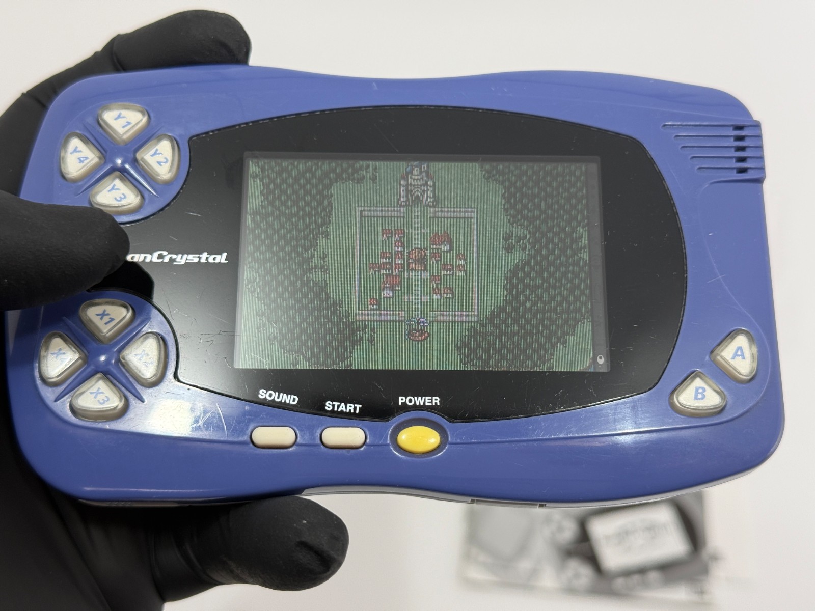 [VGC] Bandai WonderSwan Swan Crystal Blue Violet Console System Boxed VG GoodCon
