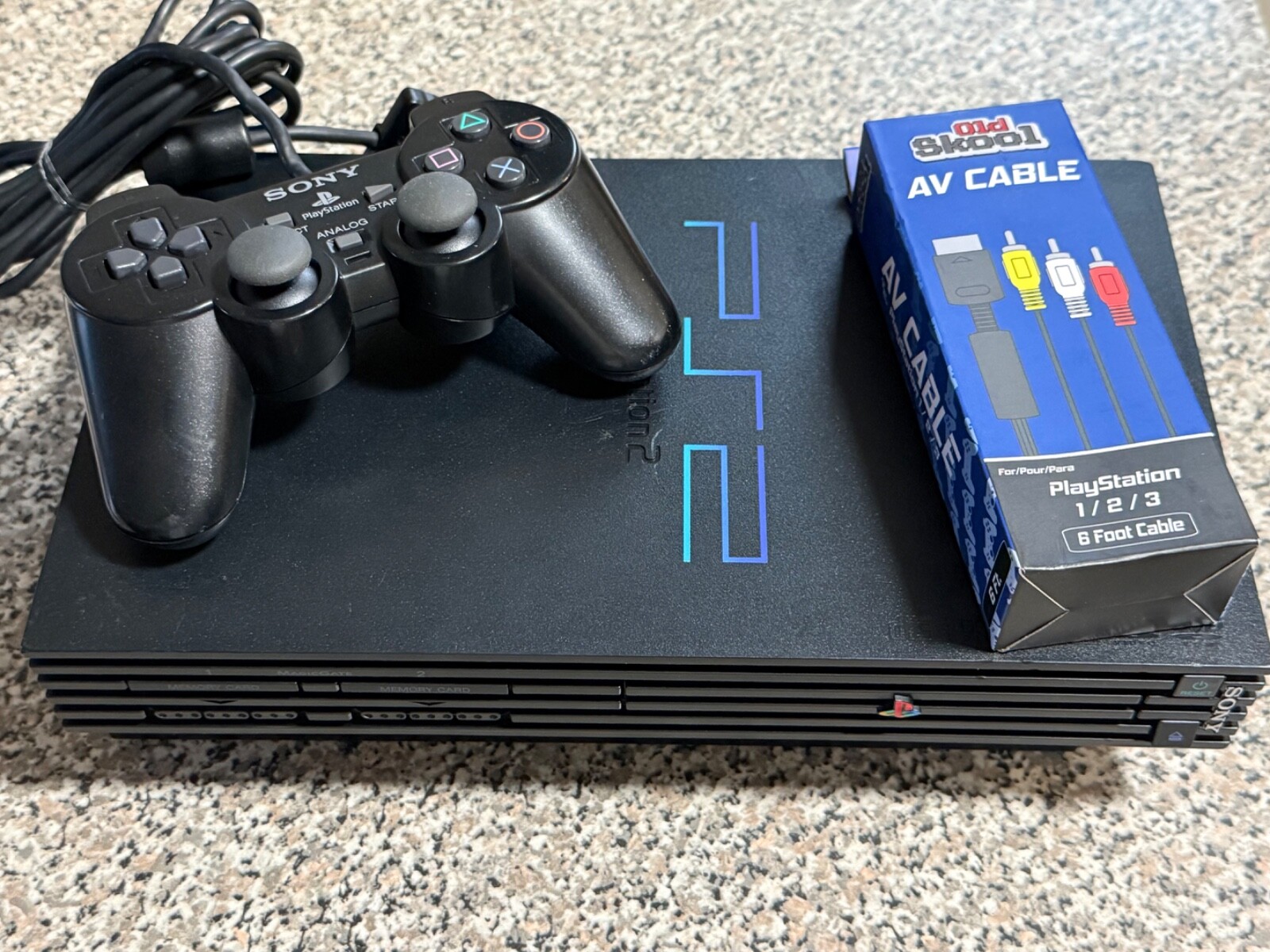 Sony playstation 2 with one game + controller Adult Own. Very Clean
