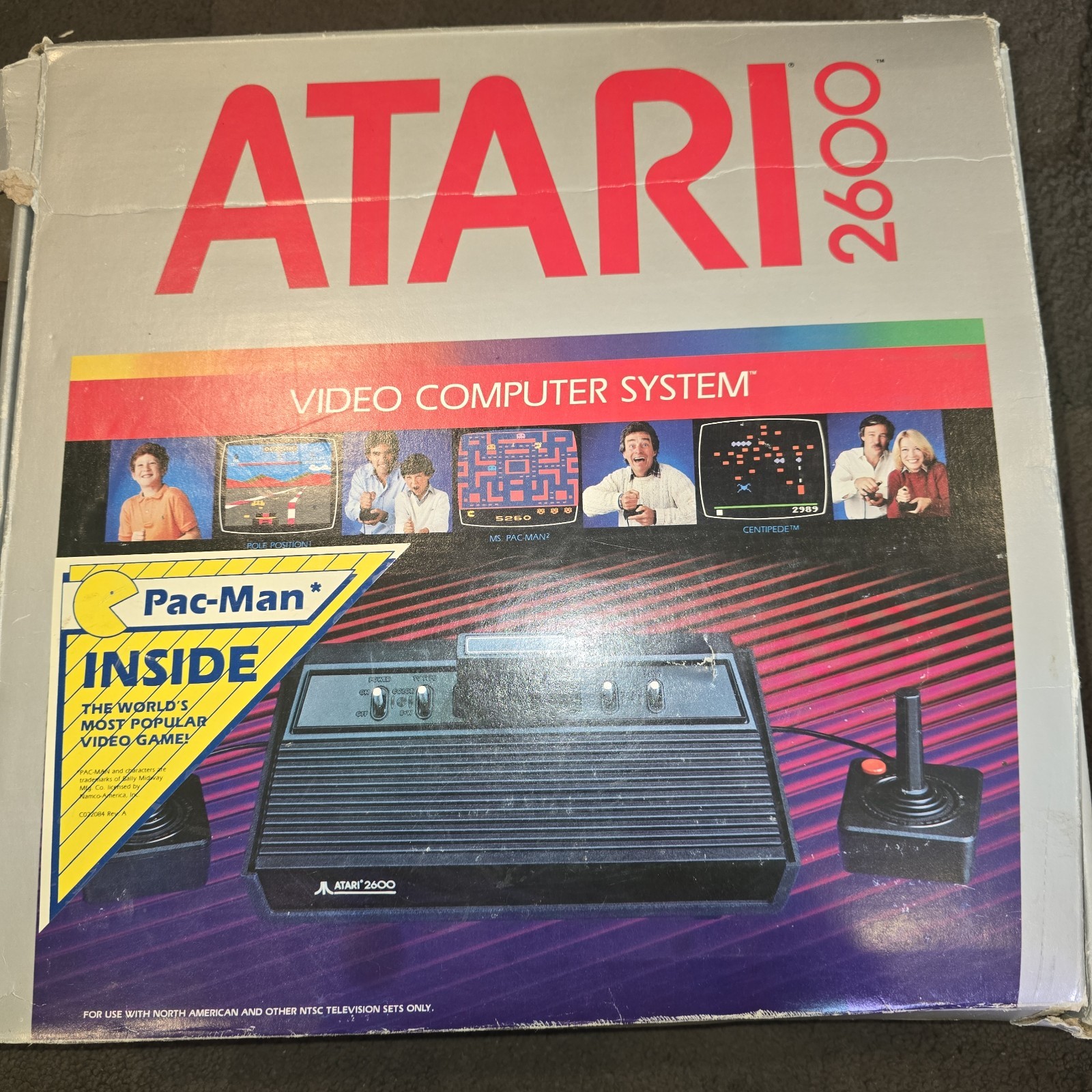 Atari 2600CX 1983 “Darth Vader Edition” Console With Pac-Man Game