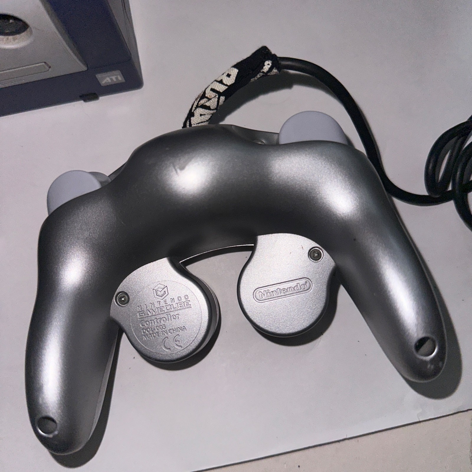 Nintendo GameCube Indigo Console DOL-001 / 1 Controller & Cords Bundle Tested