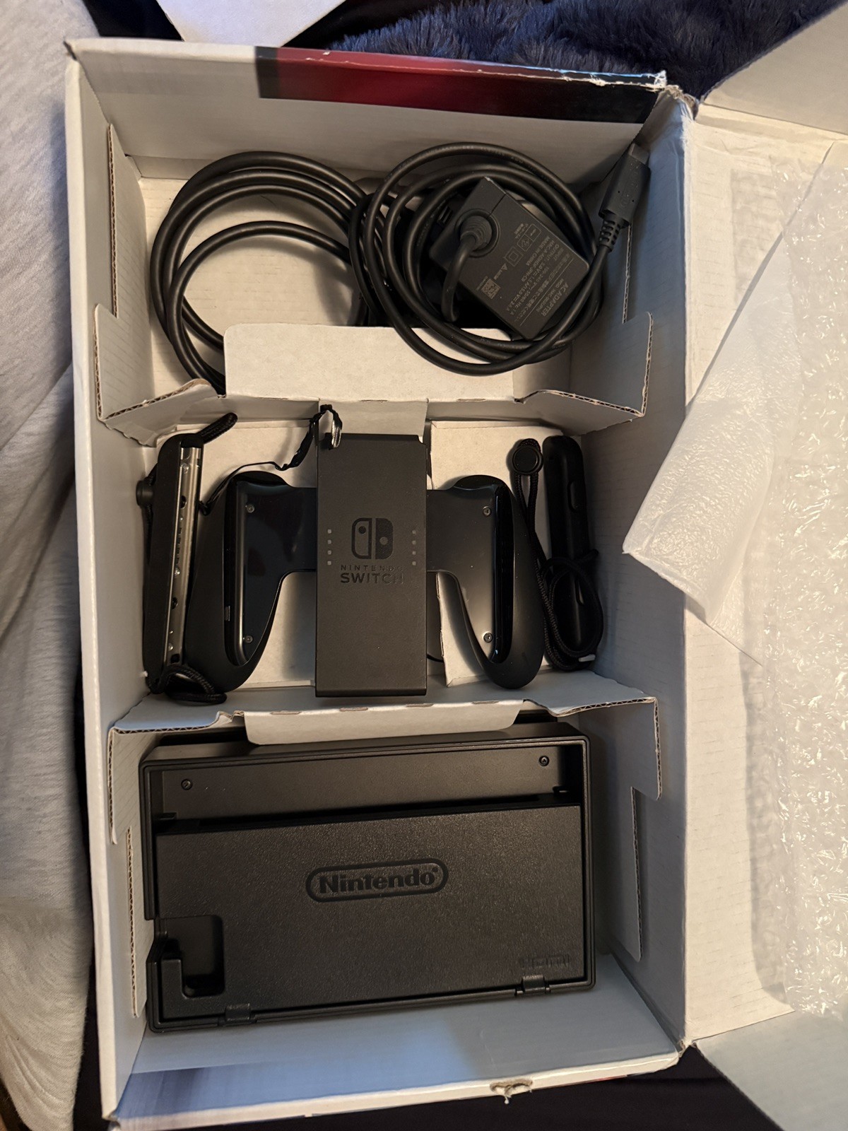 Nintendo Switch Gray Joy Cons 32GB Gaming Console + 2DAY Ship ✈️ + 1YR Warnty