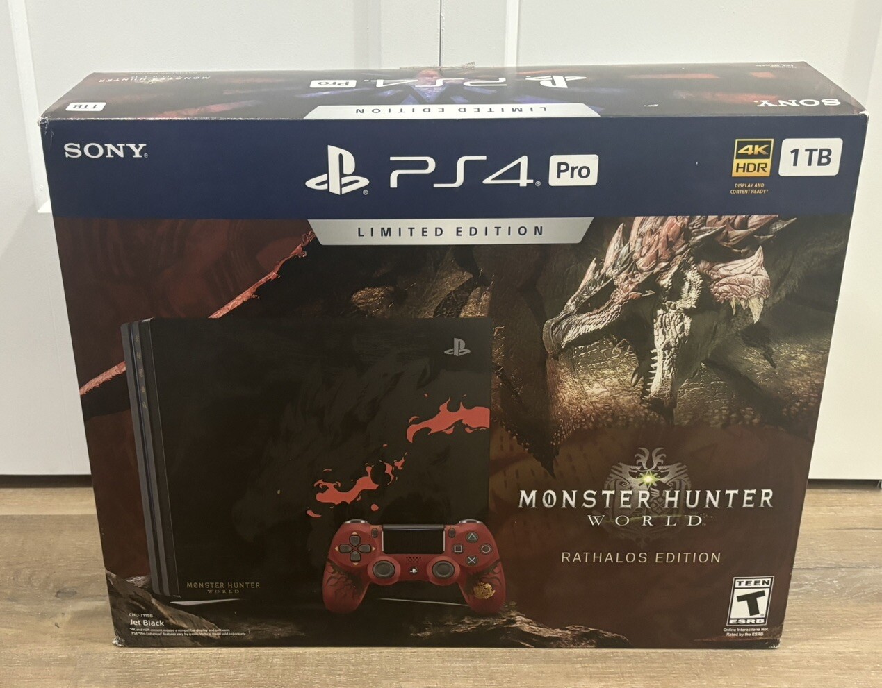 Sony PlayStation 4 Pro Monster Hunter: World Rathalos Edition 1TB Black Console