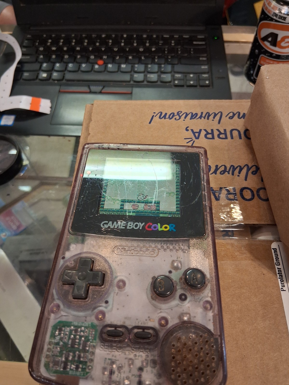 Nintendo Game Boy Color Handheld System – Atomic Purple