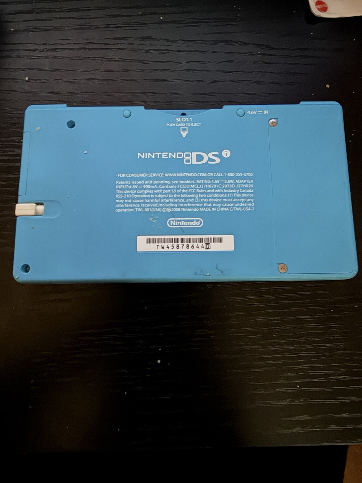 Nintendo DSi Blue Handheld Console Built-In Camera Wi-Fi Wireless Play w/ Box