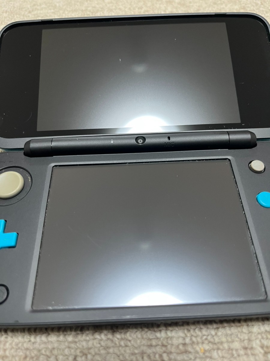New Nintendo 2DS XL LL Black Turquoise Console Japanese B823