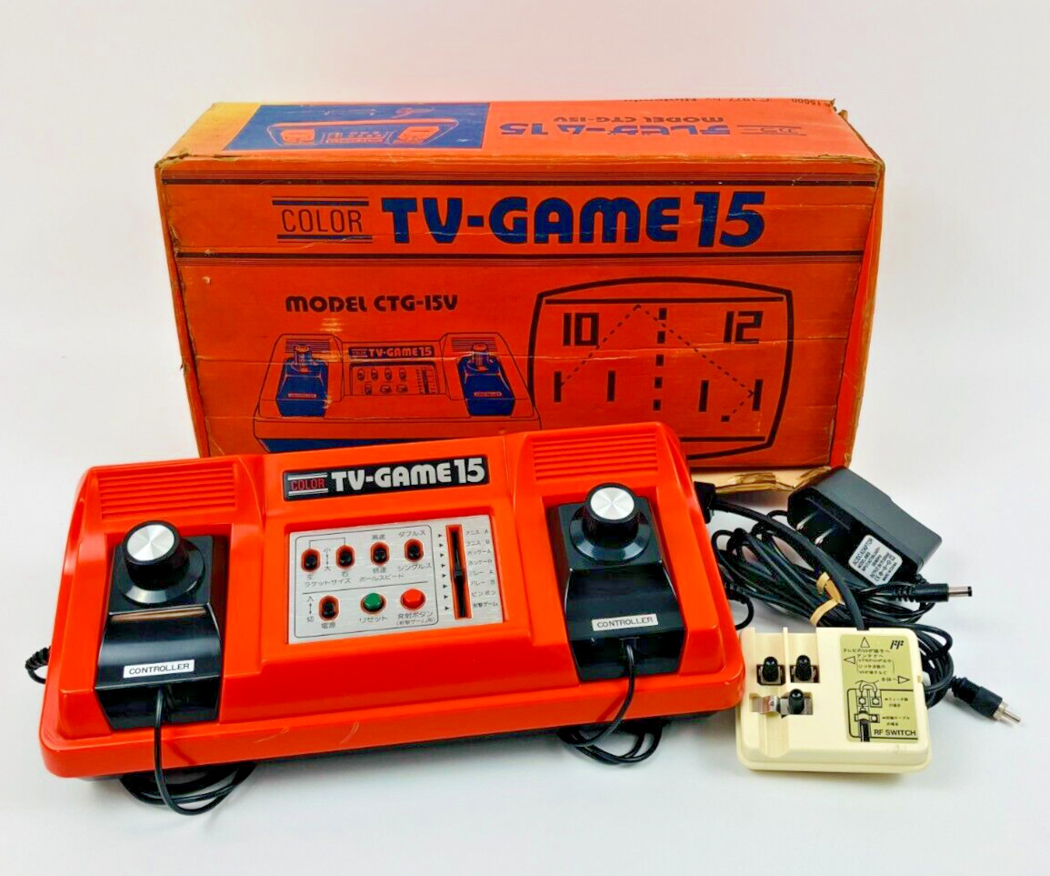 Nintendo Color TV GAME 15 Console Boxed CTG-15V Tested No manuals included