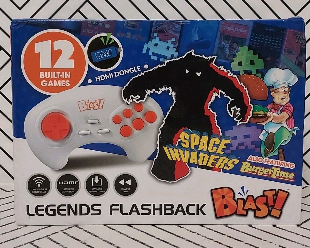 🥥 Legends Flashback Blast!, Space Invaders, Retro Gaming🆕️AS SHOWN👇