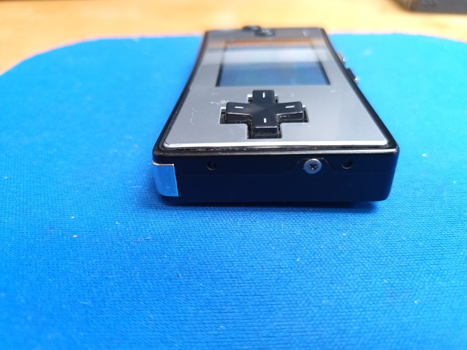Nintendo Game Boy Micro Black/Silver Handheld Console Tested Working