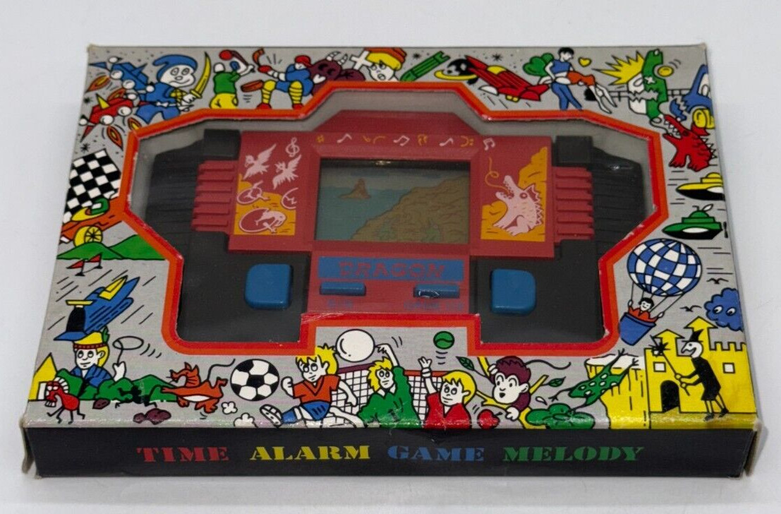 DRAGON – LCD Game & Watch Portable Console – 1990’s – DEADSTOCK – BOXED