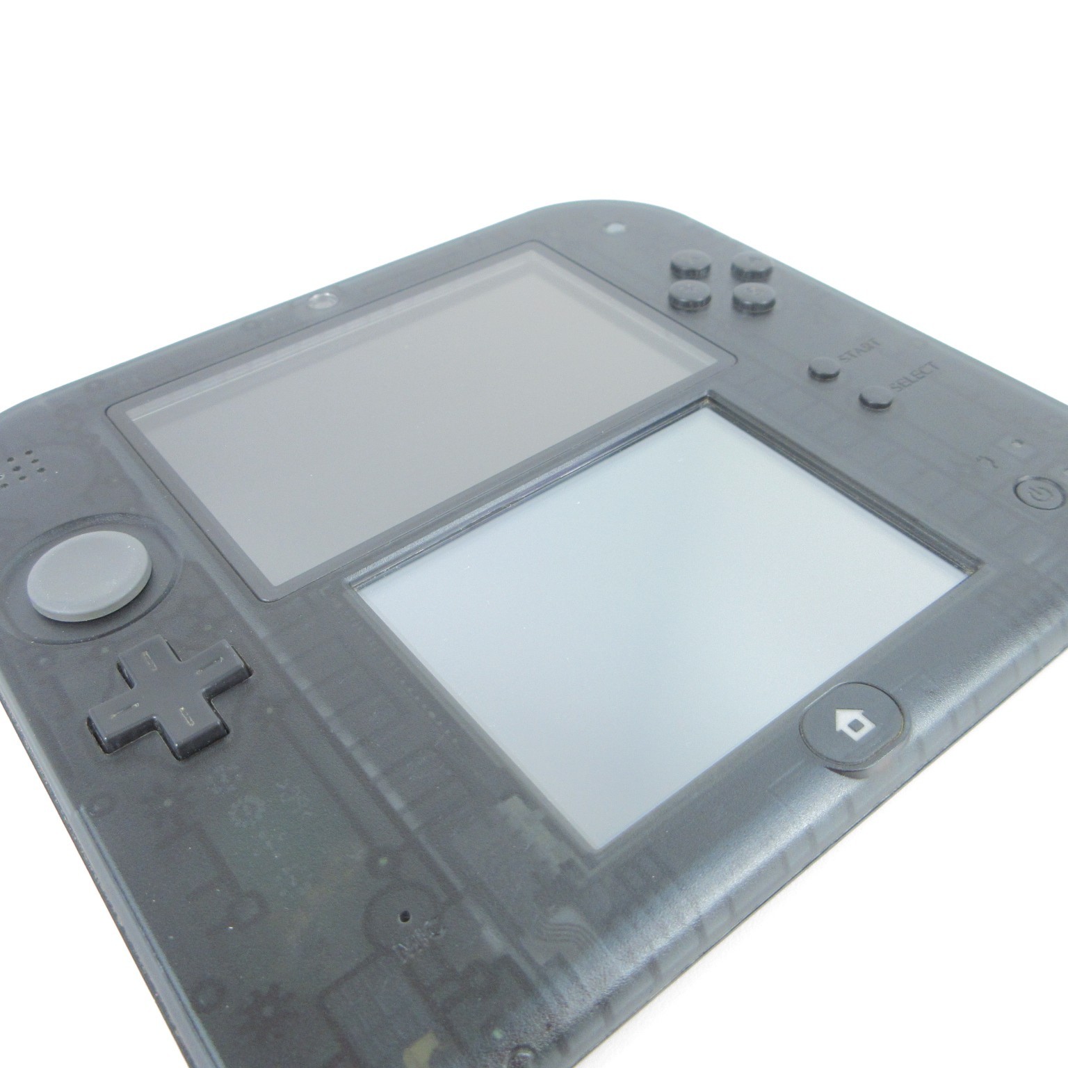 【Good】Nintendo 2DS Clear Black Console Japanese Edition #NET1106/04