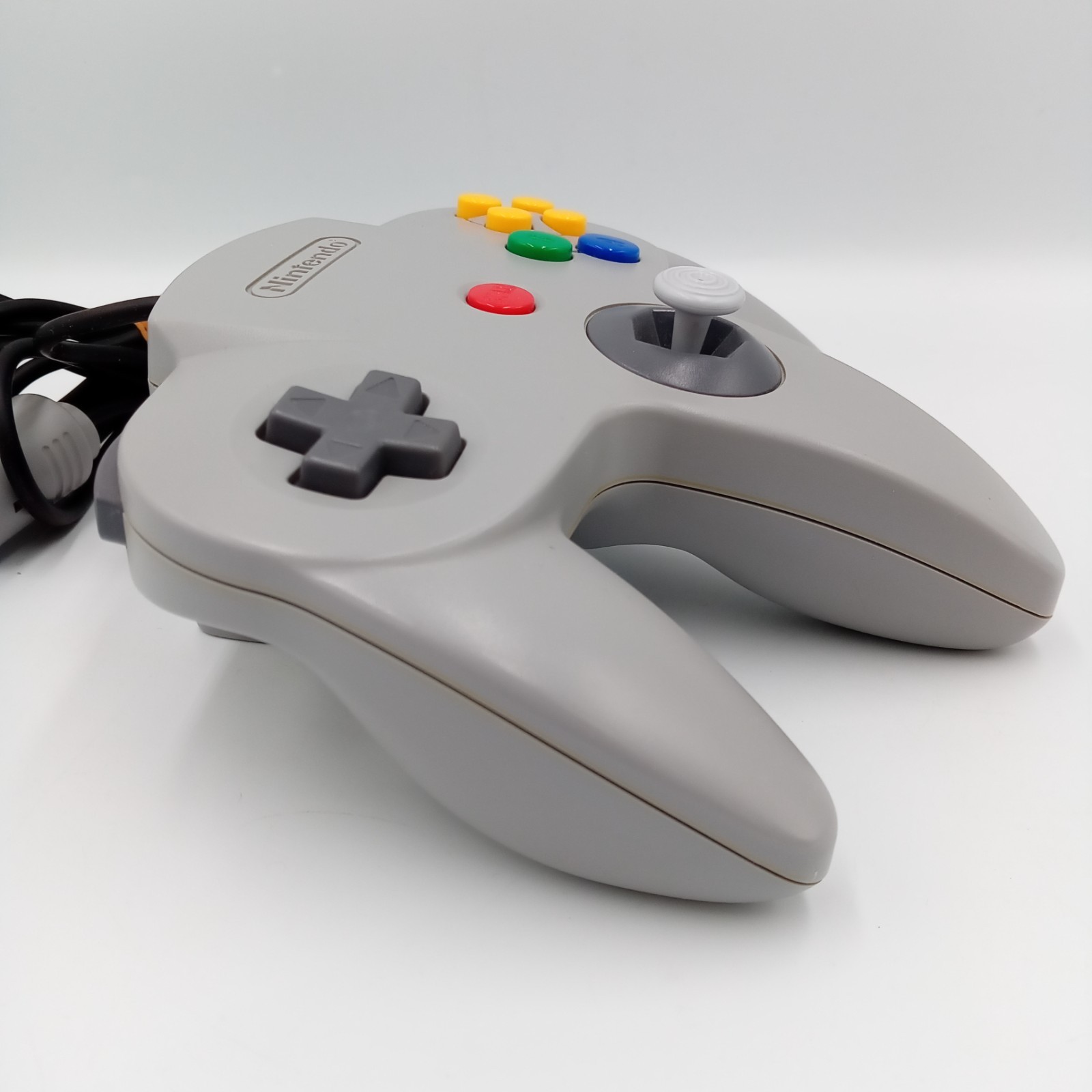 Nintendo 64 Black Console System With Grey Controller & Mario Kart Japan Working