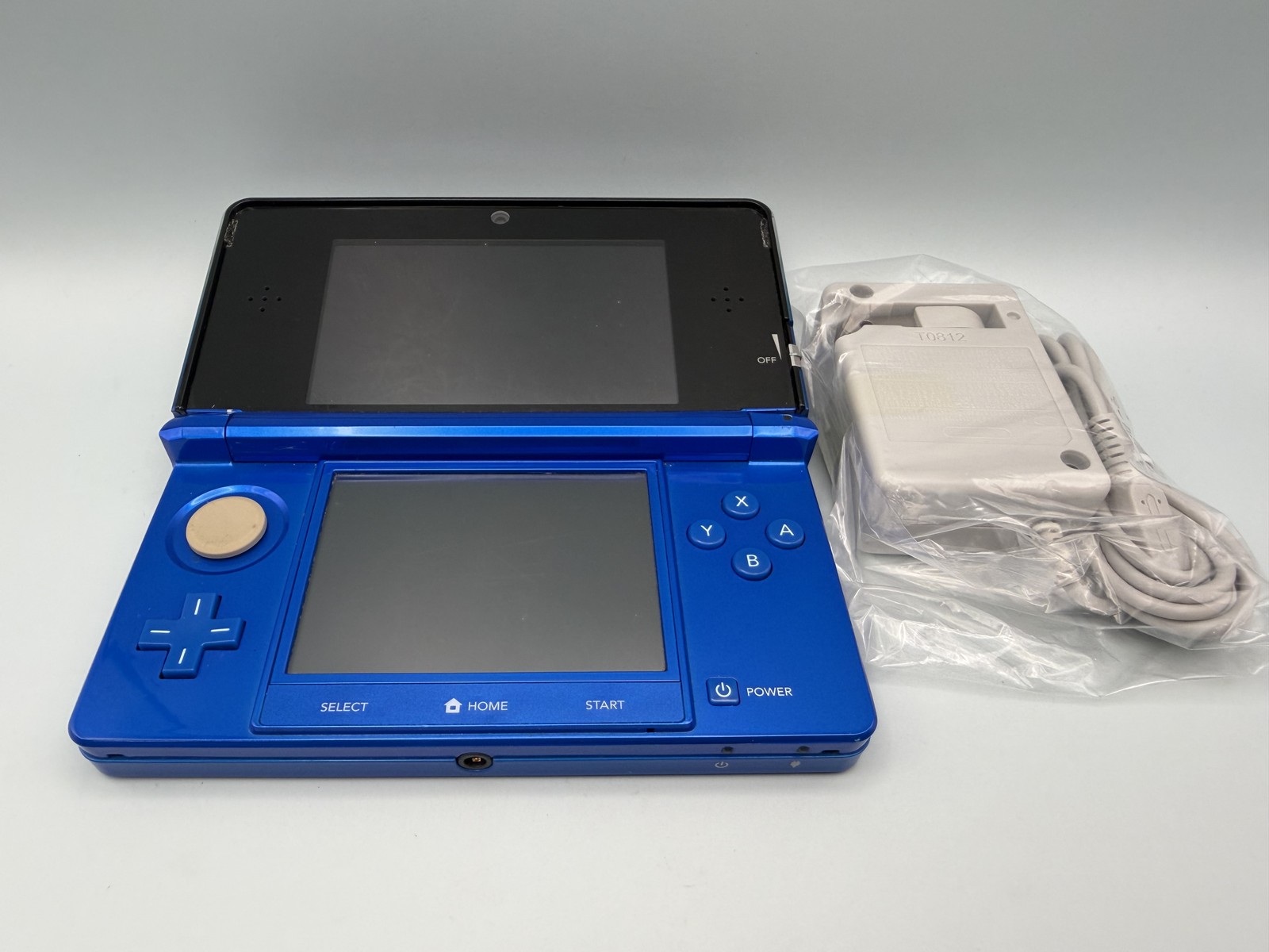 Nintendo 3DS Cobalt Blue – Tested Working + New Charger – Japan Import