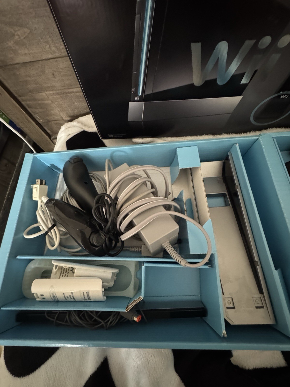 Nintendo Wii Black Console Motion Plus Wii Sports + Resort Bundle Complete