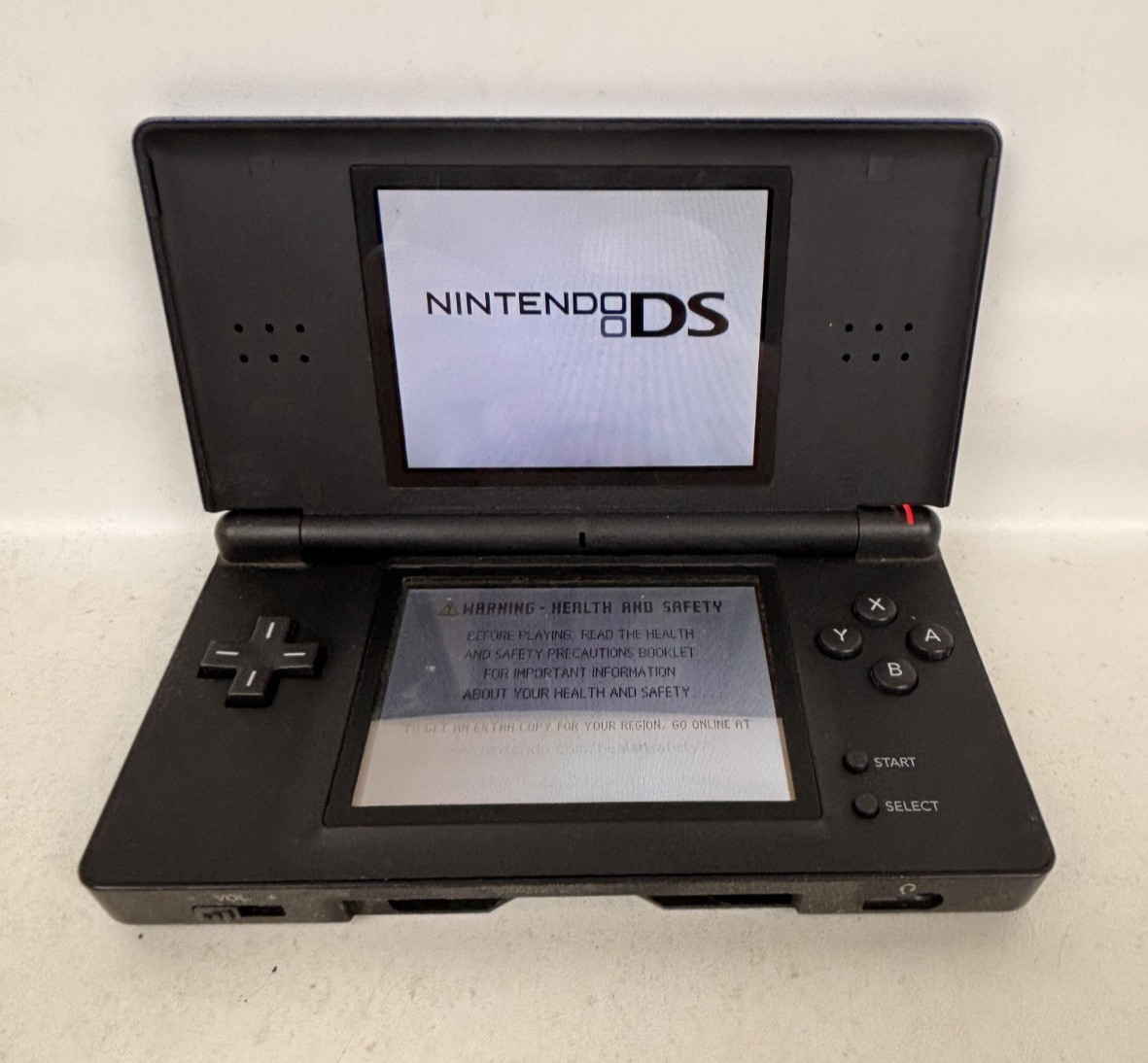 Working Blue Nintendo DS Lite – No Charger or Stylus Included – Needs Tightened