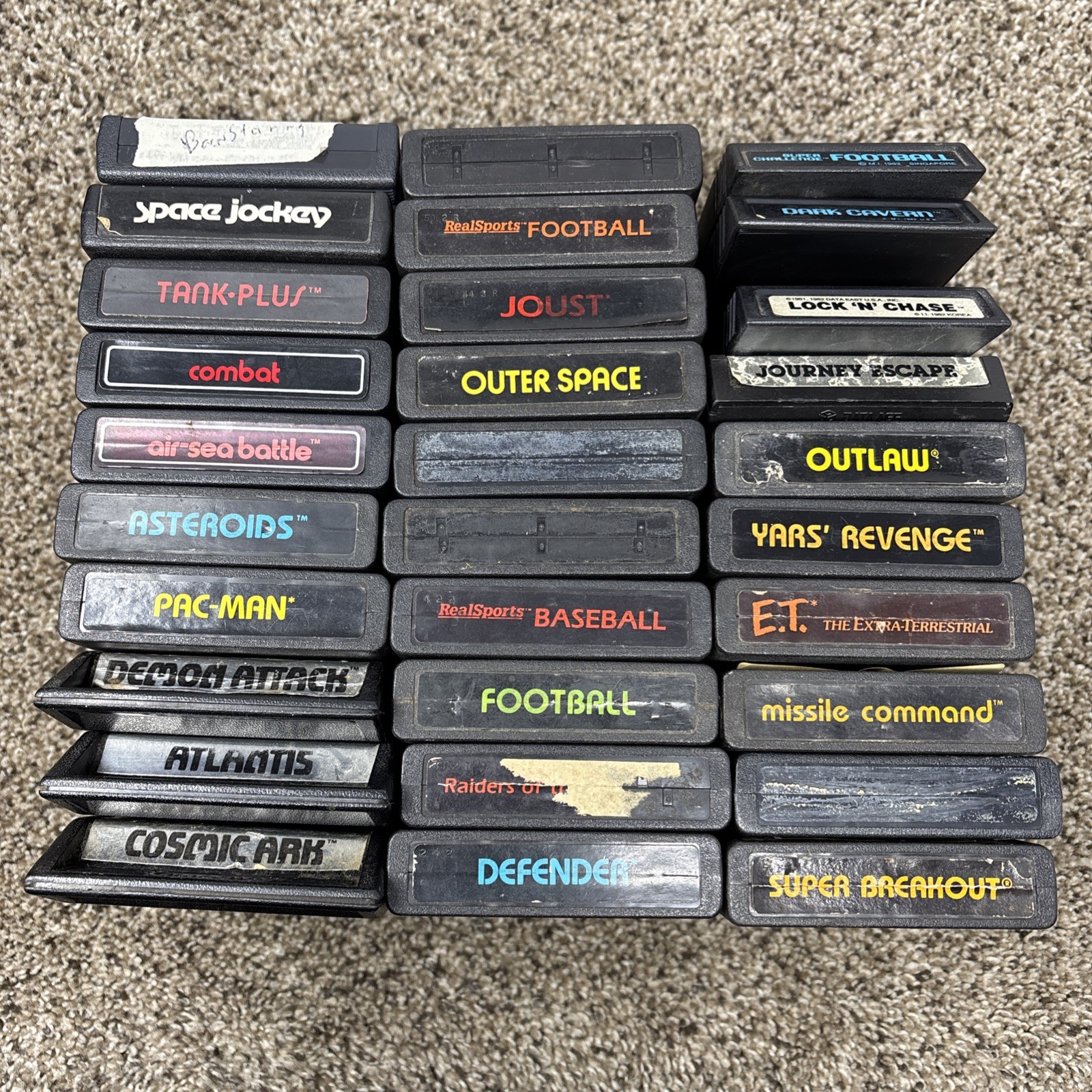 Atari 2600 System Bundle with Console, 30 Games, Joystick, Paddles, and More LOT