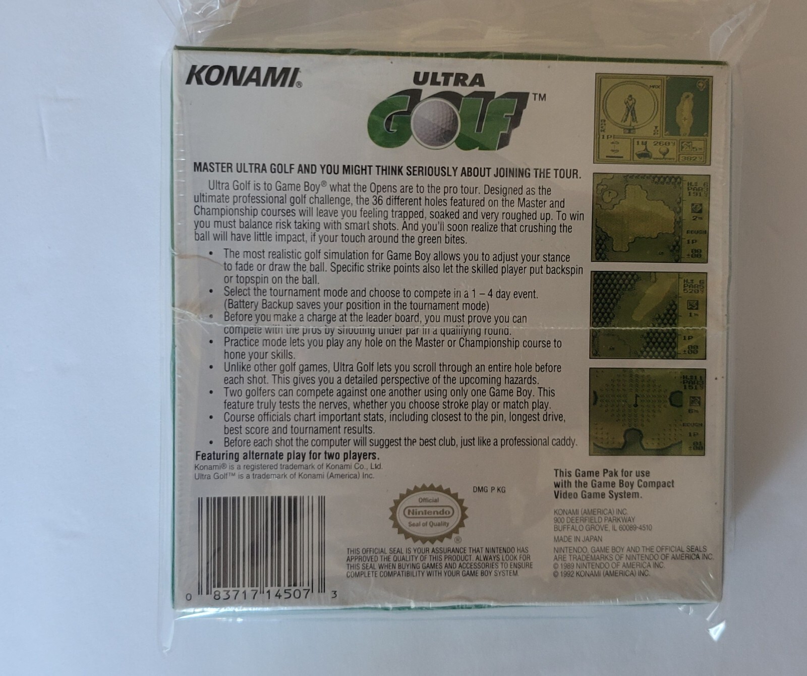 Ultra GOLF GAMEBOY