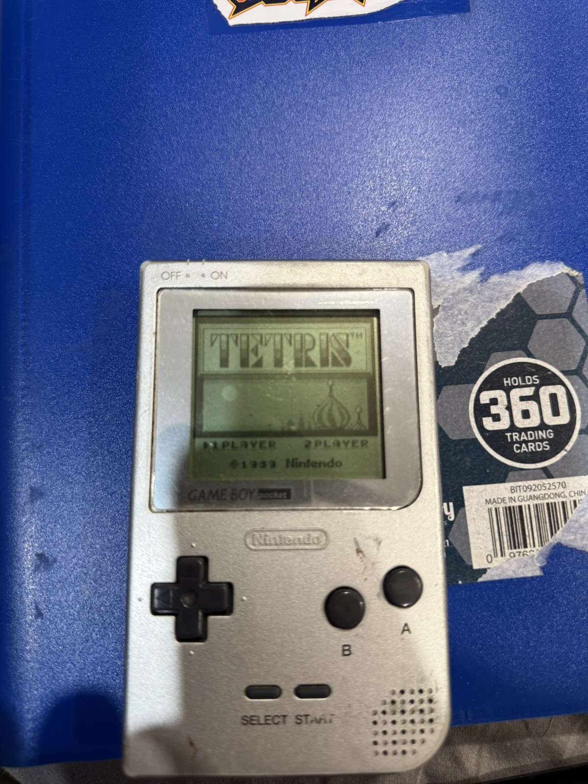 nintendo gameboy pocket silver
