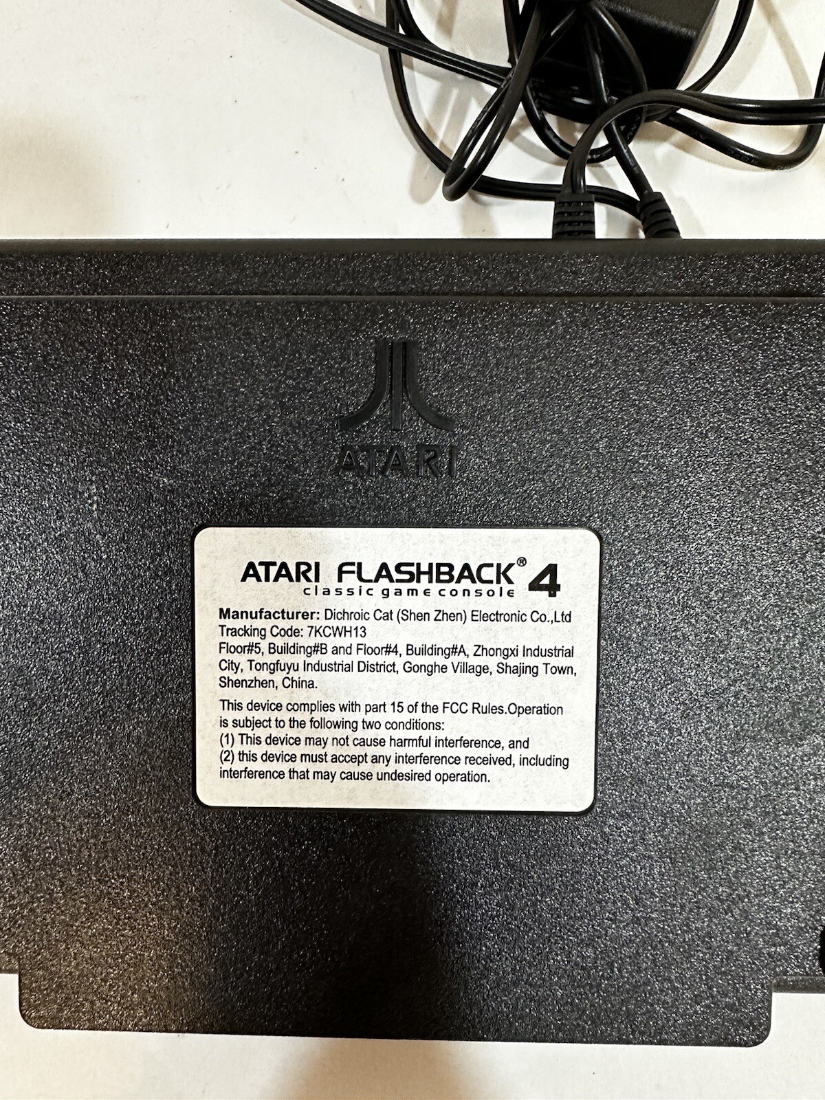 Atari Flashback 4 Classic Council 2 Controllers Works Great