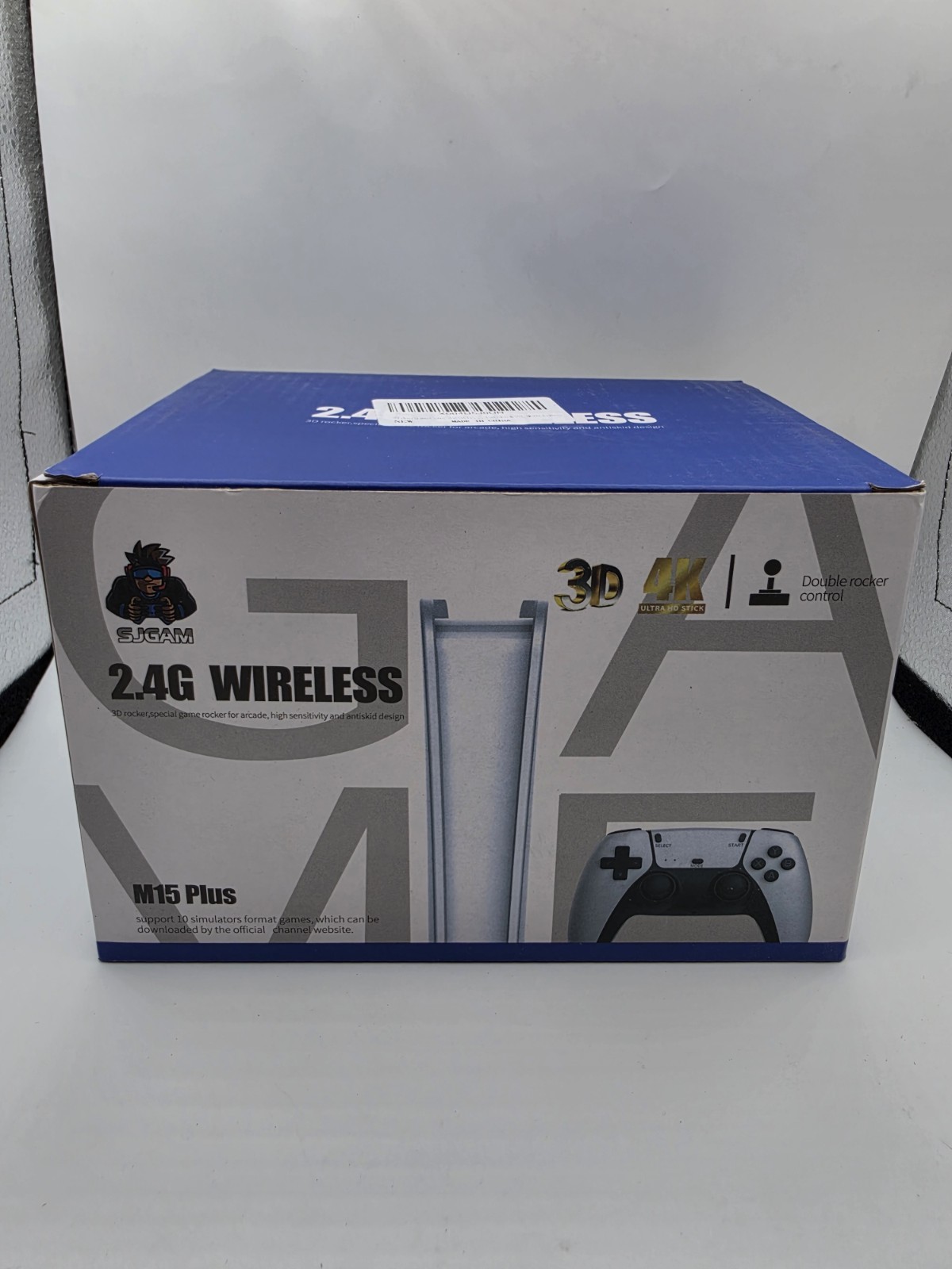 M15 Plus 4K Wireless Home Console w/ Wi-Fi, HDMI White 2 Controllers