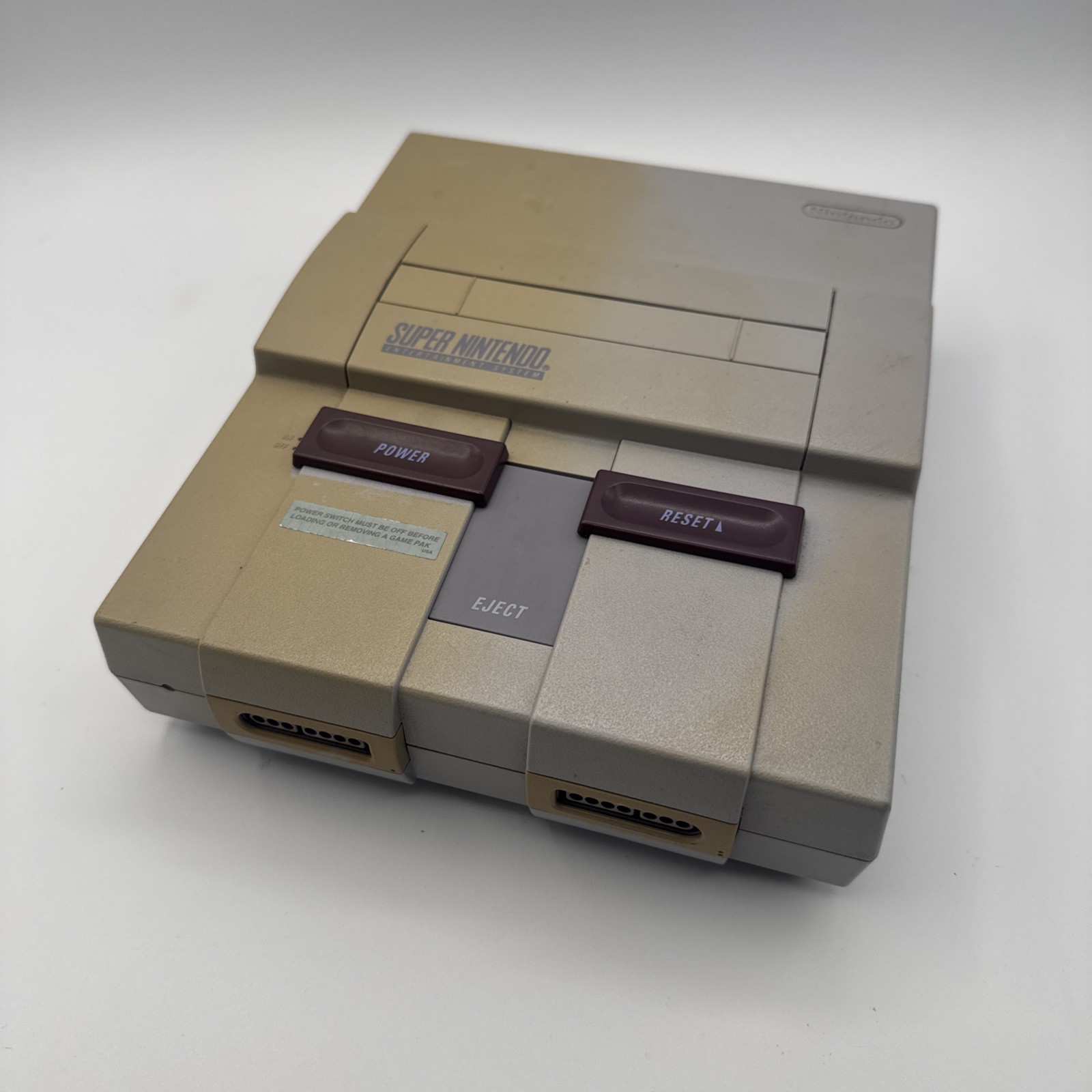 Super Nintendo SNES Console Only SNS-001 Tested Working Condition