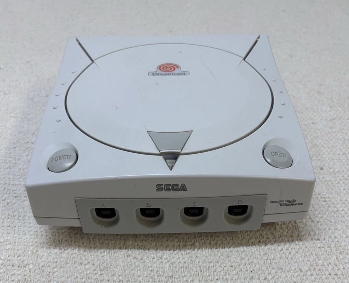 SEGA Dreamcast Console White HKT-3020 Console UNTESTED/AS-IS