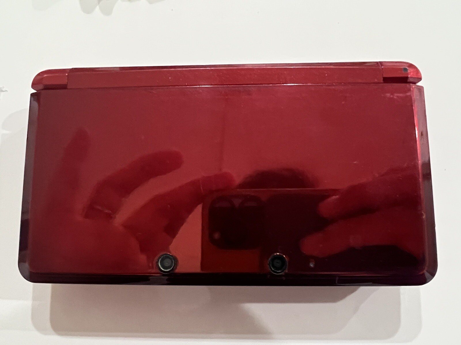 Nintendo 3DS Red Console & Pokemon X Y Sun Moon Omega Ruby Alpha Sapphire 6 set