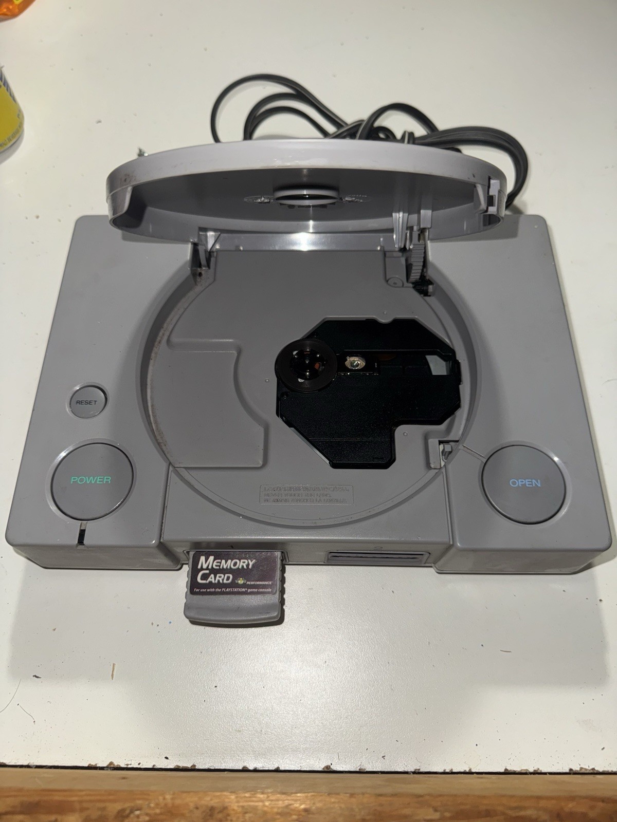 Sony PlayStation SCPH-5501 Console NTSC-U/C Gray Composite RCA Memory Card