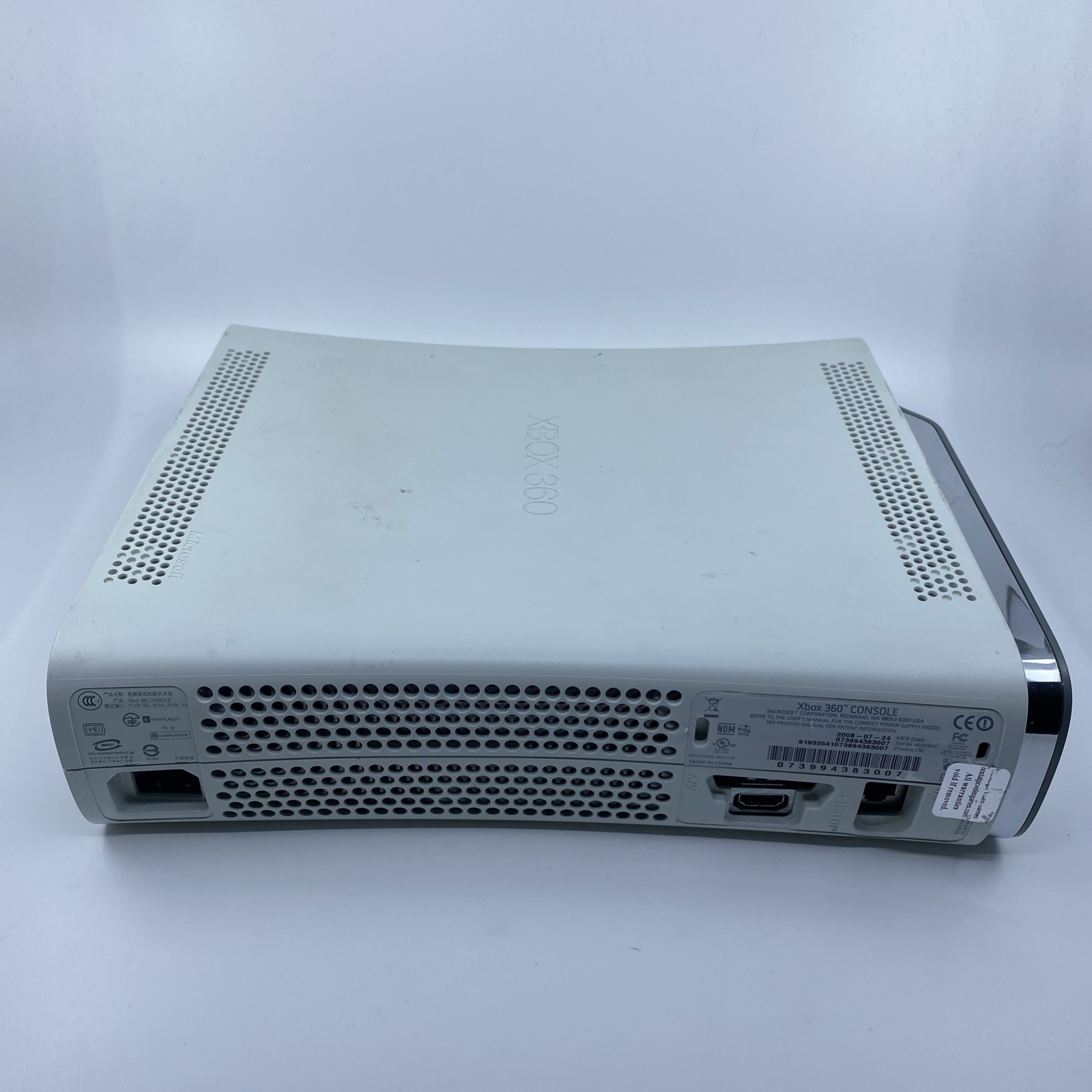 Microsoft Xbox 360 20GB Console System Tested & Working + Controllers + 12 Games