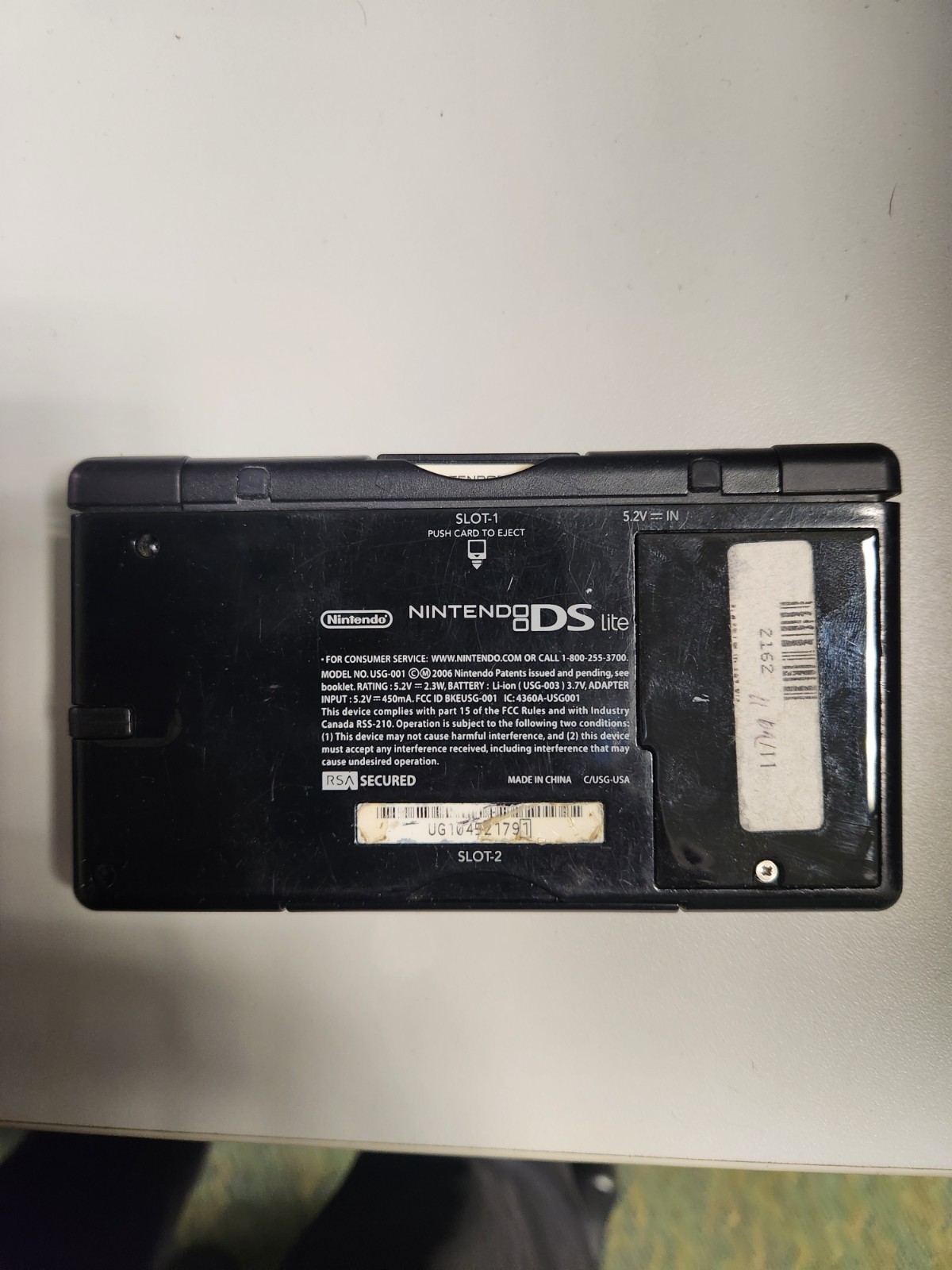 Nintendo DS Lite Handheld System – Onyx Black