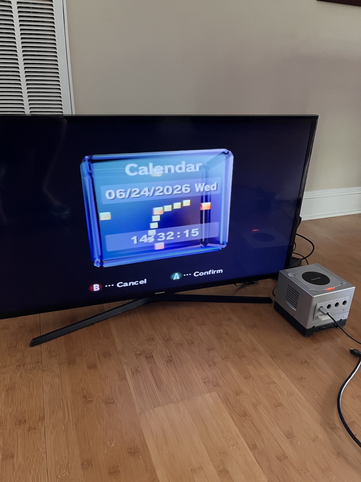 Nintendo GameCube Console – Silver – Gameboy Player (No Disc) – Great Condition