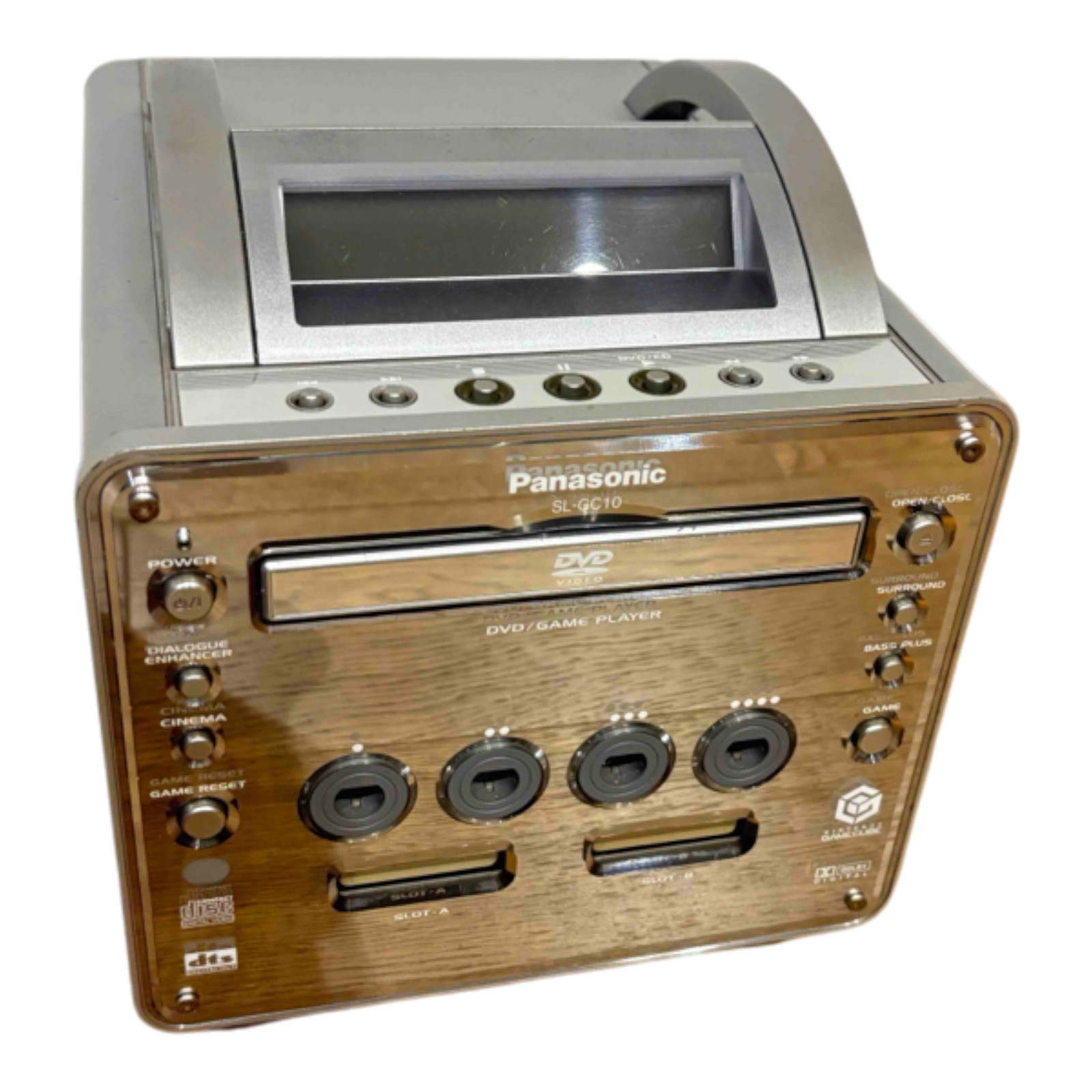 Panasonic Q SL-GC10 Gamecube Japanese console GCQ DVD Game Players silver JUNK