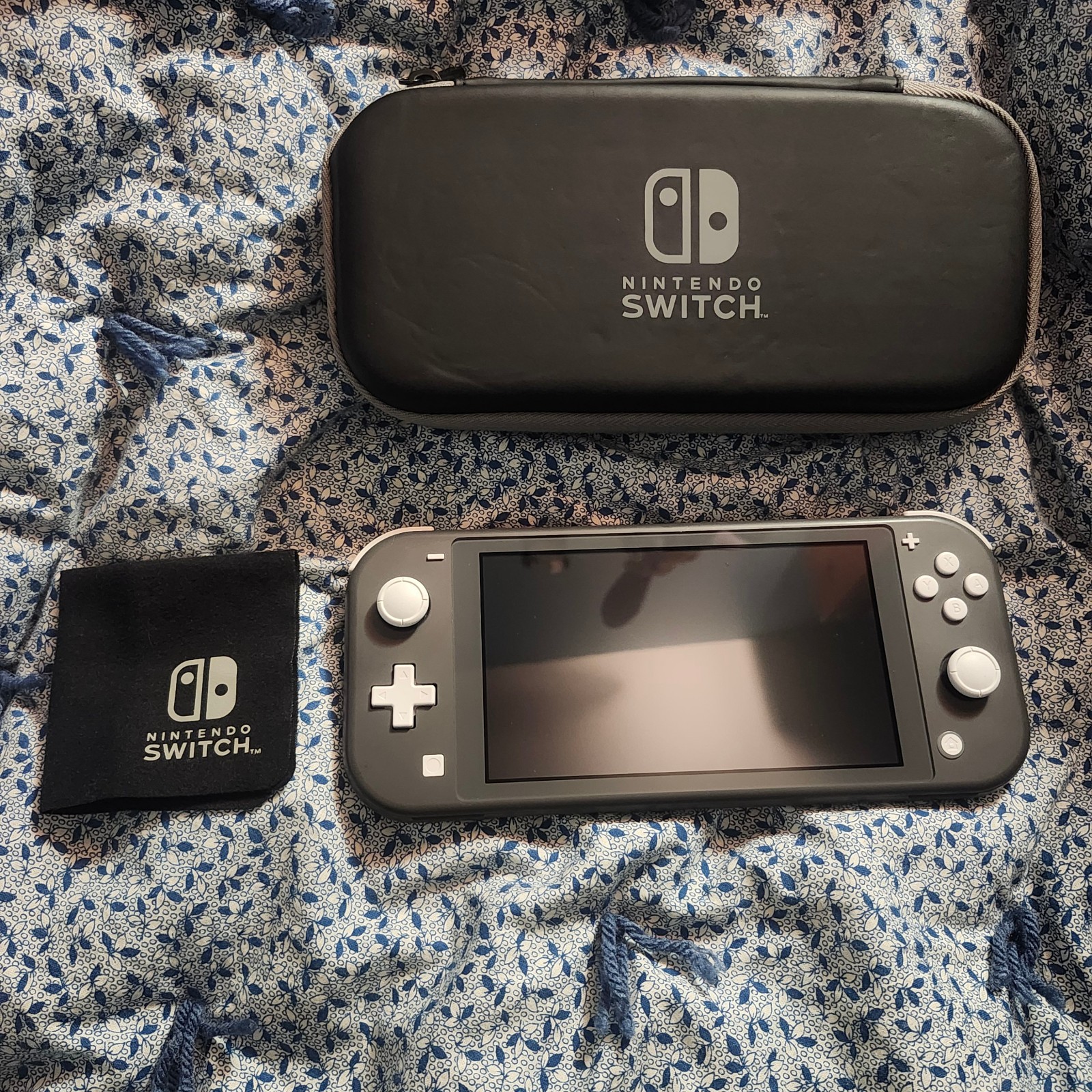 Nintendo Switch Lite Grey Console with Carrying Case, no box or charger