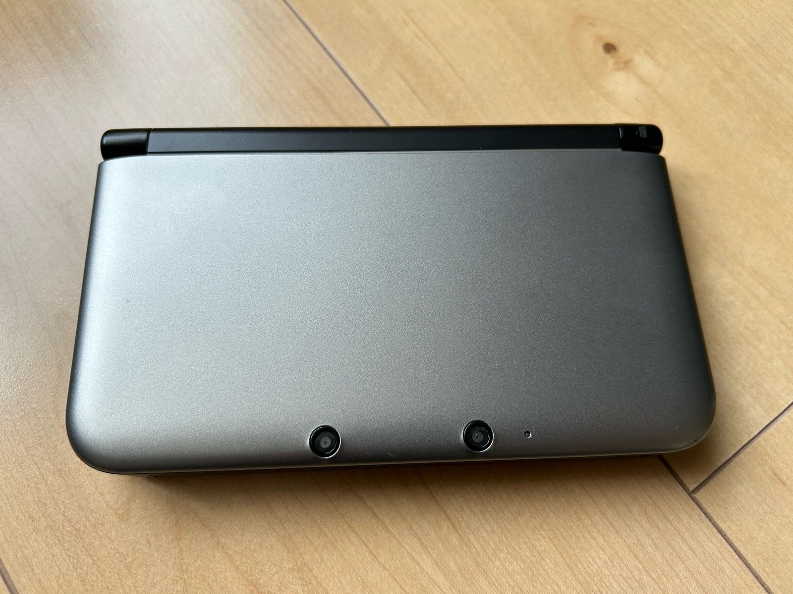 Nintendo 3Ds LL Silver X Black W/Box AC adapter Rare 5 Geme Soft used from JP