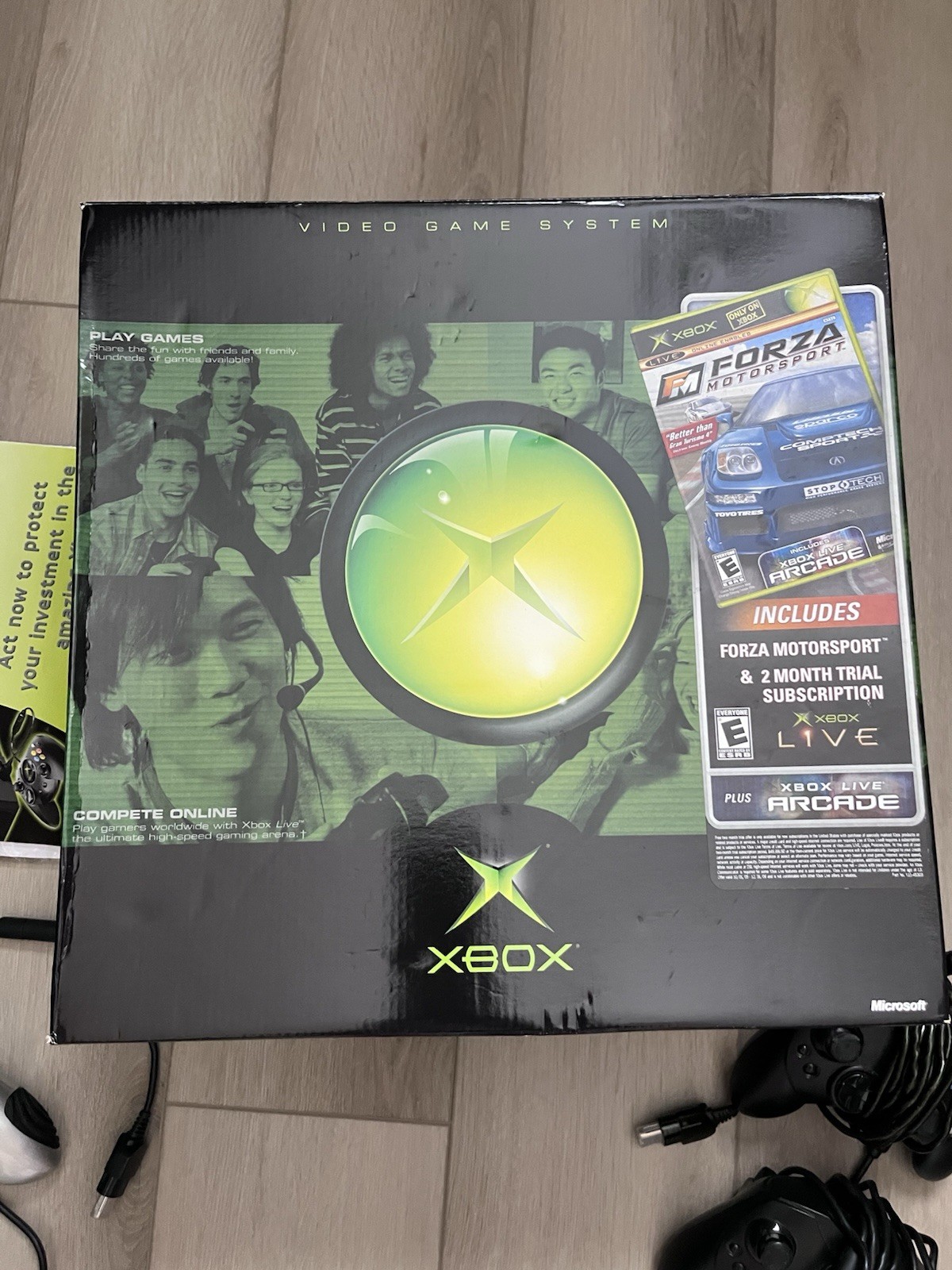 Original Xbox Gaming Console Working Condition With Original Box