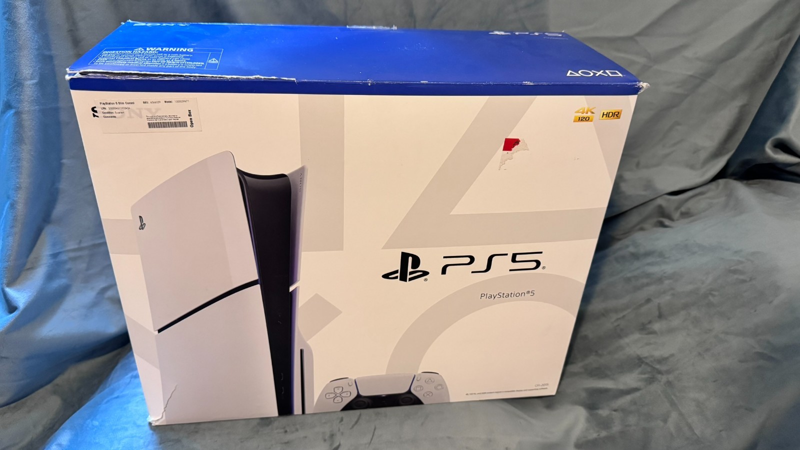 Sony PlayStation 5 Slim Disc Edition 1TB Console – New – Open Box + Components