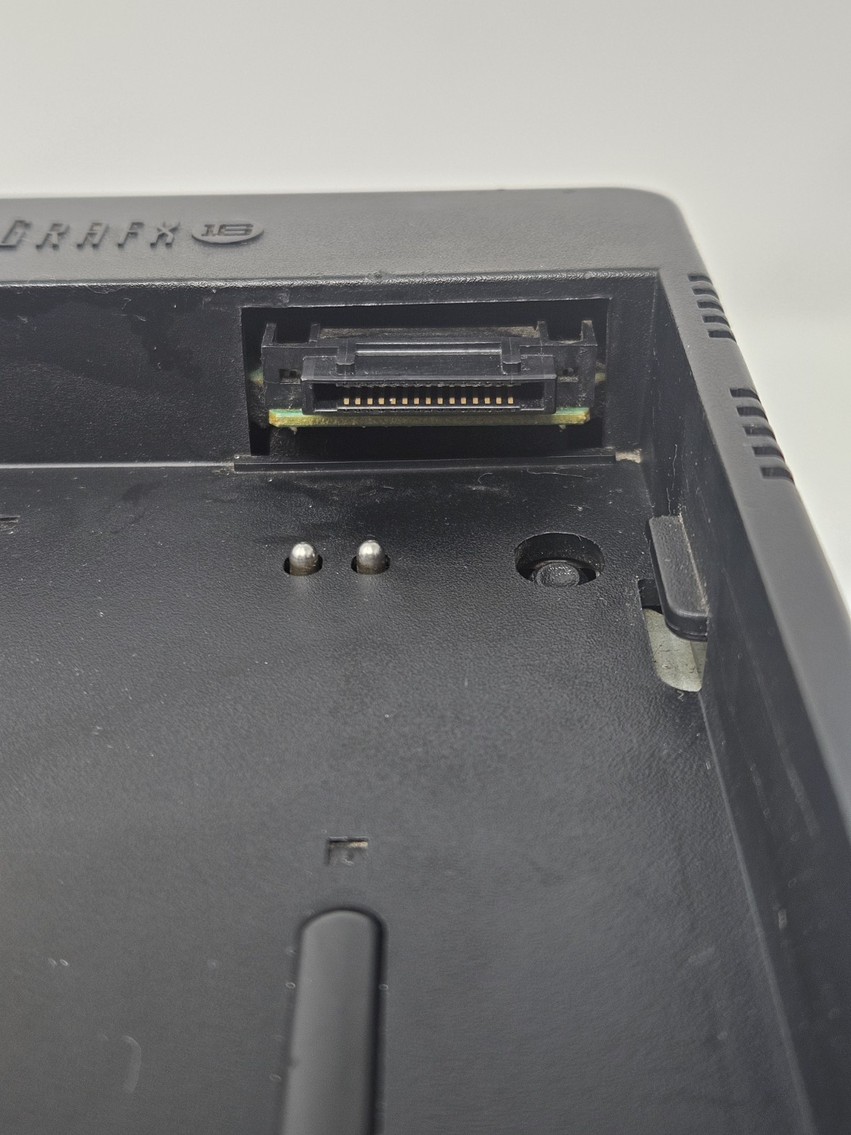 TurboGrafx 16 CD System *Docking Bay/Dock Base Only* *For Parts Only Or Repair*
