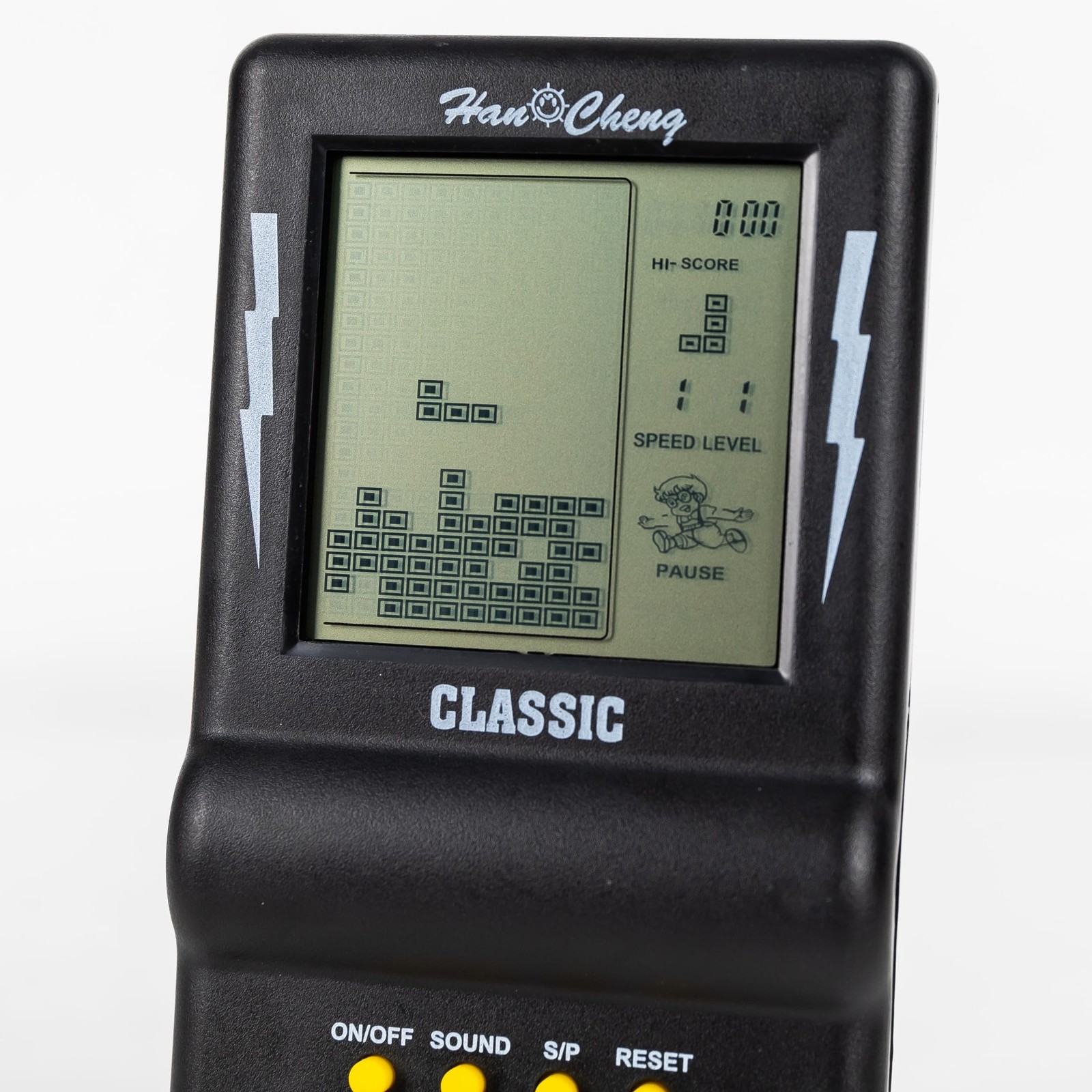 Handheld Brick Game Console,3.5-inch Large Screen Black Handheld Building Blo…