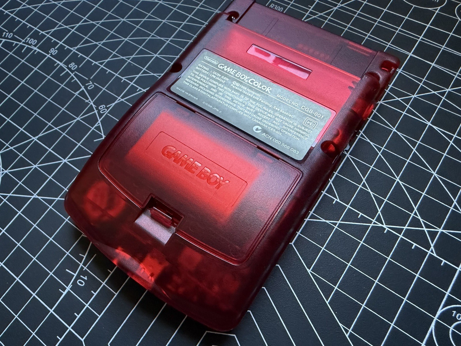 Red FunnyPlaying FPGBC W/ IPS Screen & Li Battery USBC Gameboy Color GBC & DMG