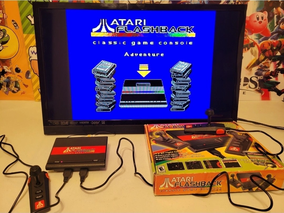Atari Flashback 1st Edition Classic Game Console 20 Built In Games 7800 Style…