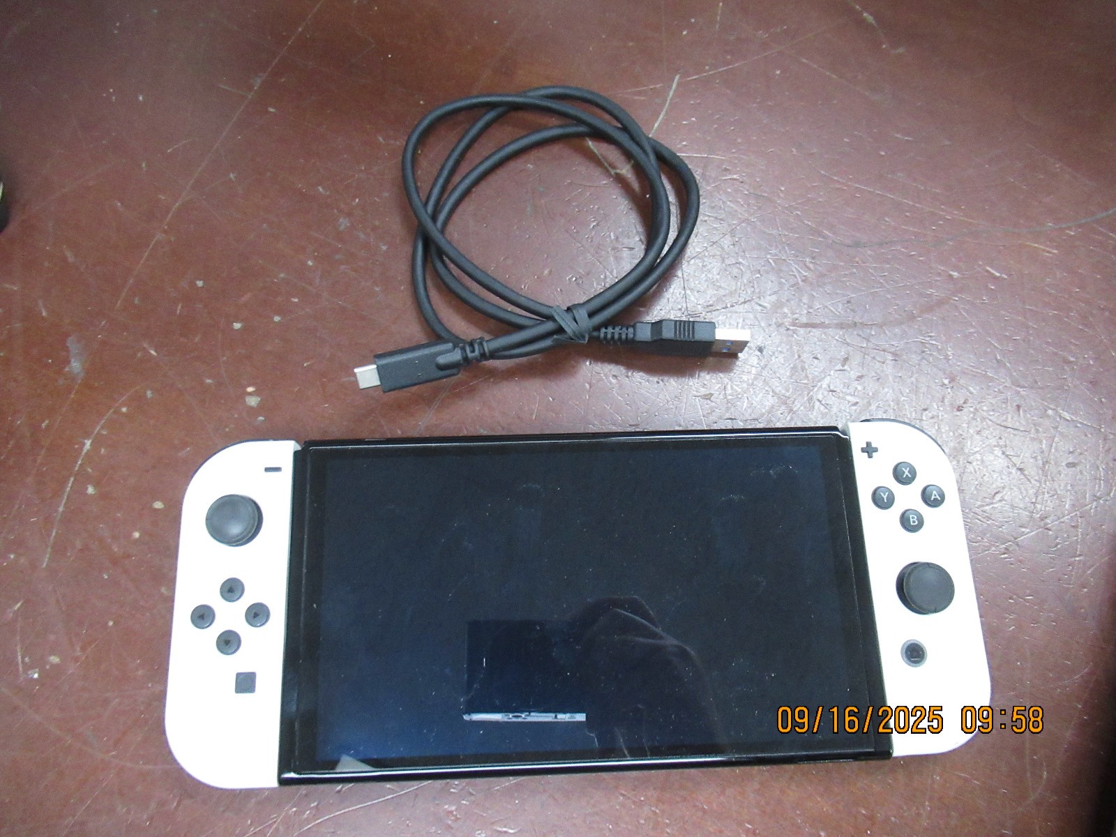 Nintendo Switch OLED Video Game Console HEG-001 Arctic White Bundle 64GB +Type C