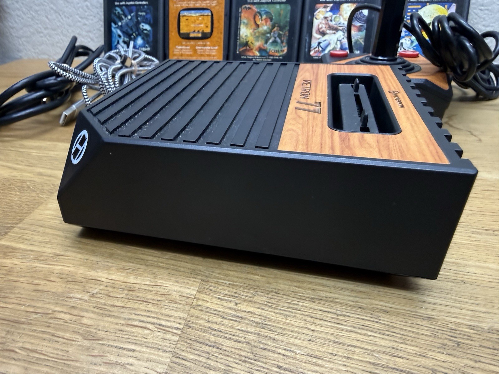 Hyperkin Retron 77 Video Game Console – Atari 2600 Clone Bundle With Games