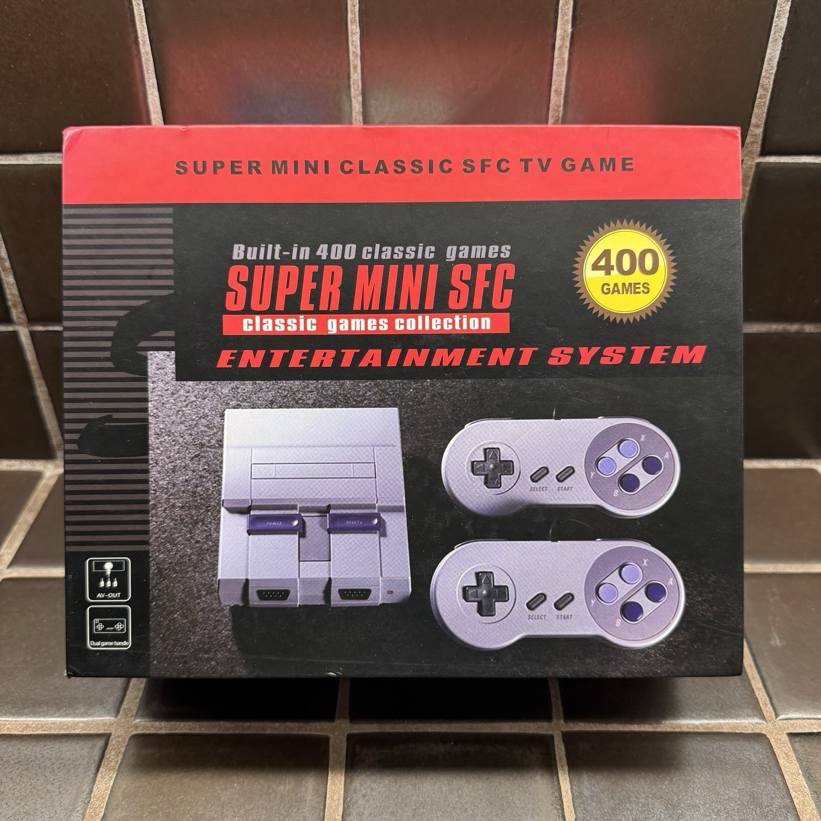 Super Mini Classic SFC TV Game Entertainment System Player 400 Video Games