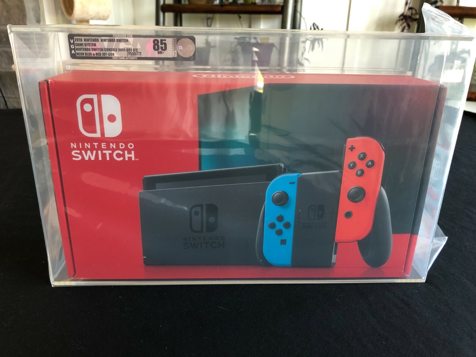 Nintendo Switch Neon Blue and Neon Red Joy-Con Console, New Graded VGA 85 NM+